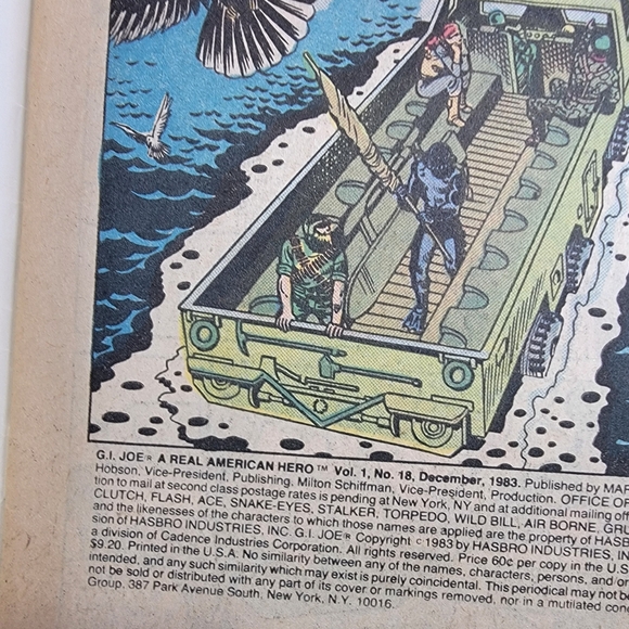 G.i.joe comic volume 1 issue 18 Dec 1983 bagged and boarded - Picture 4 of 5